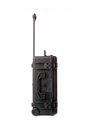 HPRC 2550W Case with Wheels - All Black - Case with Dividers and Lid Organiser