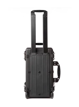 HPRC 2550W Case with Wheels - All Black - Case with Dividers and Lid Organiser