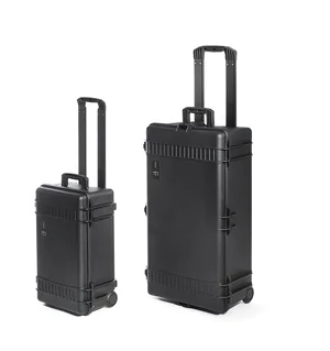 HPRC 2550W Case with Wheels - All Black - Case with Dividers and Lid Organiser