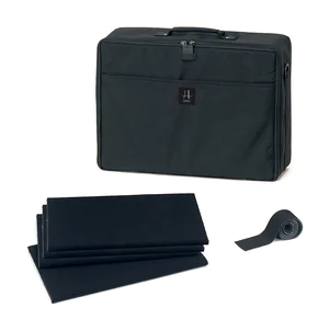 HPRC 2550W Case with Wheels - All Black - Case with Dividers and Lid Organiser