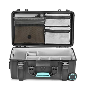 HPRC 2600W PRO BLB Case with Wheels: Front View