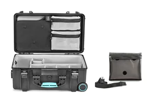 HPRC 2600W PRO BLB Case with Wheels: Front View Pouch Detached
