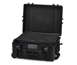 HPRC 2600W Waterproof Case With Wheels - All Black - With Bag and Dividers