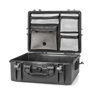 HPRC 2600W Case with Wheels - All Black - Case with Foam