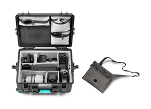 HPRC 2600W PRO BLB Case with Wheels: Top View Pouch Detached