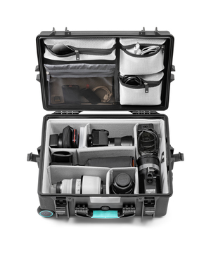 HPRC 2600W PRO BLB Case with Wheels: Top View