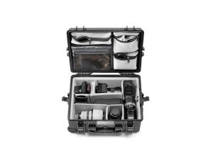 HPRC 2600WPRO Case with Wheels - Black / Blue Bassano