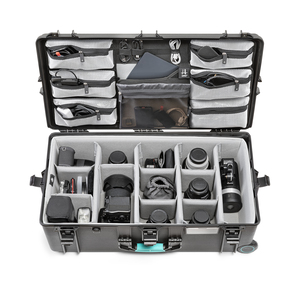 HPRC 2745W PRO BLB Case with Wheels: Top Angle with Contents