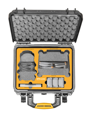 HPRC 2300 Case for DJI Mini 5 Pro Fly More Combo: Interior With Contents