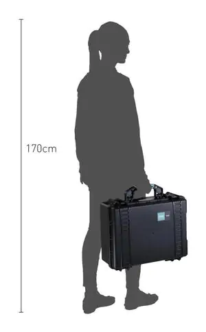 HPRC2500 Waterproof Case - Size Comparison