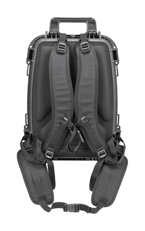 MAX485 Hard Waterproof Backpack Case - Rear View