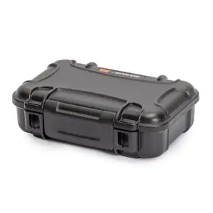 Nanuk 225 Waterproof Case - Rear view with opening latch