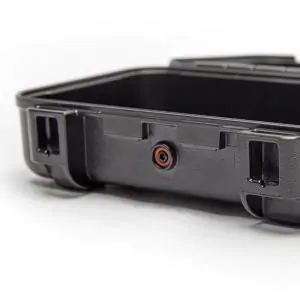 Nanuk 225 Waterproof Case - Close-up of of pressure release valve