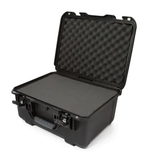 Nanuk 933 Waterproof Hard Case - Black - With cubed foam set - View showing inside of case