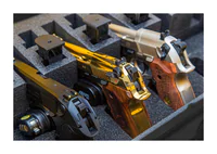 NANUK 938 6 UP Gun Case with Wheels - With Lid Organiser