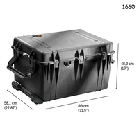 Peli 1660 Case With Foam SPECIAL OFFER - with Wheels