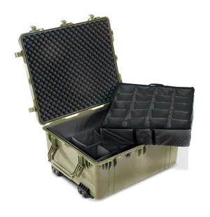 Peli 1690 case with Dividers SPECIAL OFFER - with wheels
