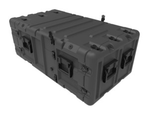 Peli 30 Inch Euro-V 6U EURO-V-6U-L Shock Rack Case with Wheels