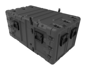 Peli 30 Inch Euro-V 8U EURO-V-8U-L Shock Rack Case with Wheels