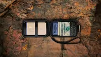 Peli G5 Personal Utility RF Field Wallet - Black - Inside View with cash and cards