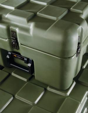 Peli ISP2 Rotomoulded Cases - Close-up of hardware