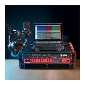 SKB 1SKB-ISF2U Injection Molded 2U Studio Flyer Rack Case with Wheels