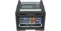 SKB 1SKB-R106W Video Control and Presentation Rack 10 x 6 Compact Rolling Rig with Wheels
