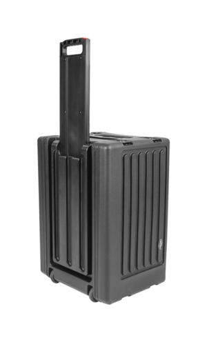 SKB 1SKB-R6SW 6U rSeries Shallow Rolling Rack Case with Wheels