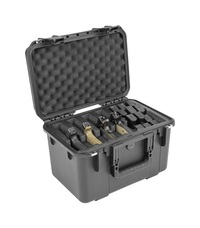 Inside of the SKB 3I-1610-10B-M Five Handgun Case