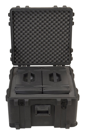 SKB rSeries 2423-17 Case with Wheels - Black - Case with Cubed Foam