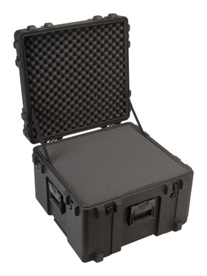 SKB rSeries 2423-17 Case with Wheels - Black - Case with Cubed Foam