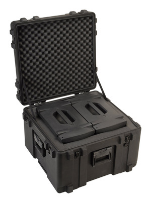 SKB rSeries 2423-17 Case with Wheels - Black - Case with Cubed Foam