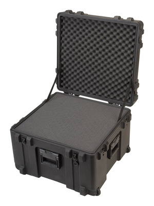 SKB rSeries 2423-17 Case with Wheels - Black - Case with Cubed Foam