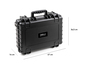 B&W Outdoor Case Type 5040 (PP.162): Black - Measurment graph
