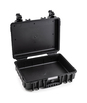 B&W Outdoor Case Type 5040 (PP.162): Black - Three-Quarter Front Open Foam