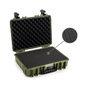 B&W Outdoor Case Type 5040 (PP.162): Bronze Green - Foam Graphic