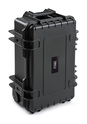 B&W Outdoor Case Type 6600 (PP.260) with Wheels: Black - Three-Quarter Front Upright