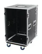 E8 Rack Flight Case 16U With Wheels