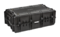 Explorer 10840 Waterproof Case With Wheels - Black - Front view showing top handle