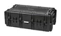 Explorer 10840 Waterproof Case With Wheels - Black - Front view showing edge castors