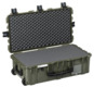 Explorer 7626HL Case With Wheels - Olive Green with Foam