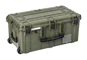 Explorer 7635Hl Waterproof Case With Wheels - Olive Green Top-view