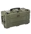 Explorer 7635Hl Waterproof Case With Wheels - Olive Green Front