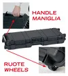 Explorer GUNCASE features - Wheels and pull handle.