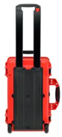 HPRC 2550W Waterproof Case With Wheels - Red Back