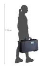 HPRC 2550W Waterproof Case With Wheels - Size Comparison