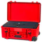 HPRC 2550W Waterproof Case With Wheels - Red Bag with Dividers