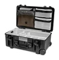 HPRC 2550W Case with Wheels - All Black - Case with Dividers and Lid Organiser