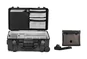 HPRC 2550W Case with Wheels - All Black - Case with Dividers and Lid Organiser