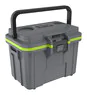 Peli 8QT Personal Cooler: Dark Gray - Green Closed
